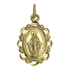 Médaille miraculeuse en or 9 carats