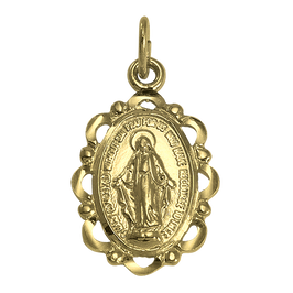 Médaille miraculeuse en or 9 carats