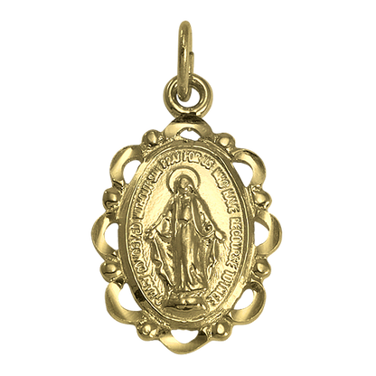 Médaille miraculeuse en or 9 carats