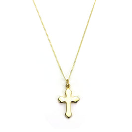Pendentif croix gothique en or 9 carats