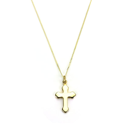 Pendentif croix gothique en or 9 carats