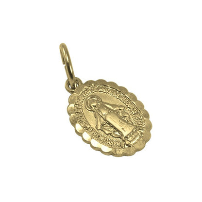 Pendentif Sainte Marie en or 9 carats