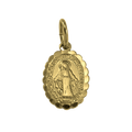 Pendentif Sainte Marie en or 9 carats
