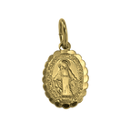 Pendentif Sainte Marie en or 9 carats