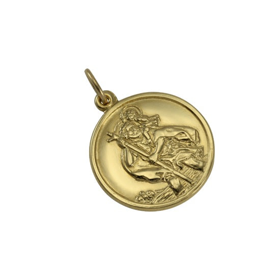 Pendentif Saint Christophe en or 9 carats