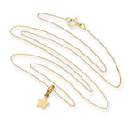 Collier avec pendentif étoile en or 9 carats