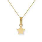 Collier avec pendentif étoile en or 9 carats