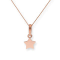 Collier avec pendentif étoile en or rose 9 carats