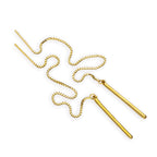 Boucles d'oreilles à tirer en or 9 carats