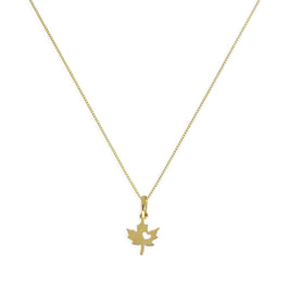 Collier avec pendentif en forme de cœur découpé en feuille d'or 9 carats, 40 à 50 cm