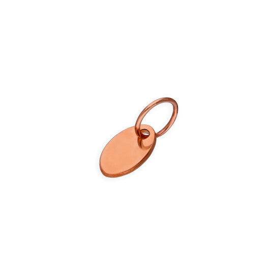 Bracelet ovale en or rose 9 carats