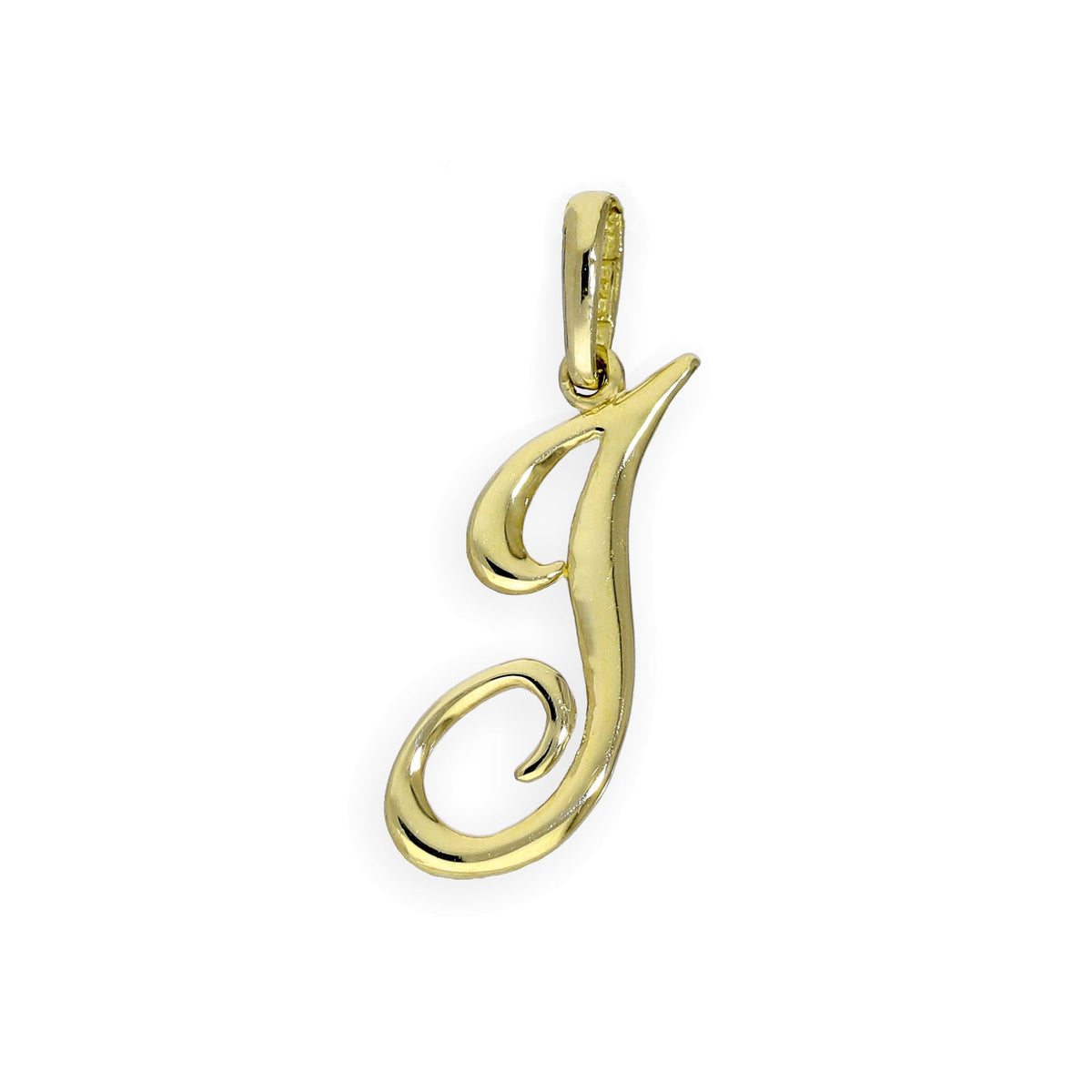 Breloques fantaisie en or 9 carats avec lettres de l'alphabet A à Z