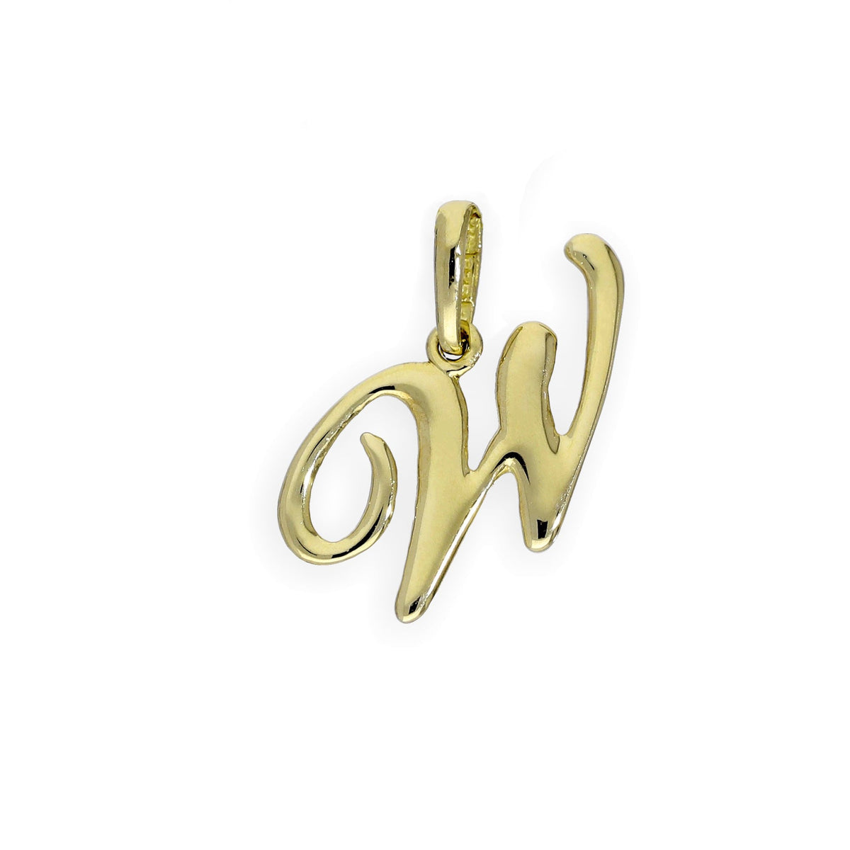 Breloques fantaisie en or 9 carats avec lettres de l'alphabet A à Z