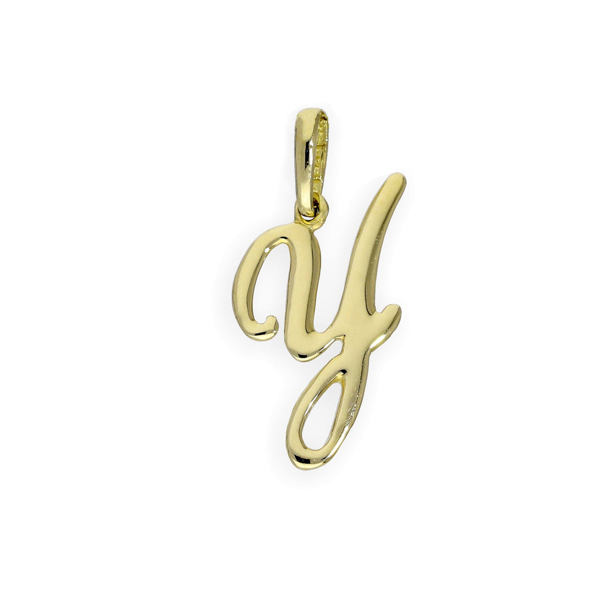 Breloques fantaisie en or 9 carats avec lettres de l'alphabet A à Z