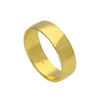 Alliance en or 9 carats gravable de 6 mm, tailles 48 à 62,5