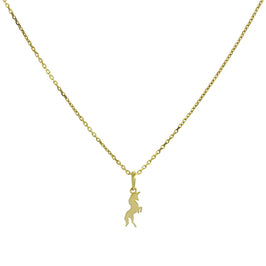 Collier pendentif licorne en or 9 carats de 40 à 50 cm