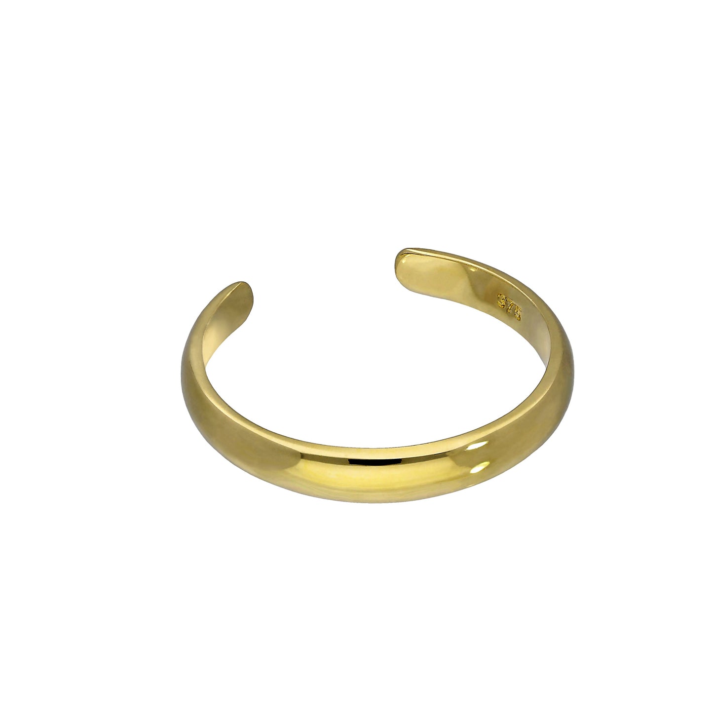 Bague d'orteil réglable en or 9 carats