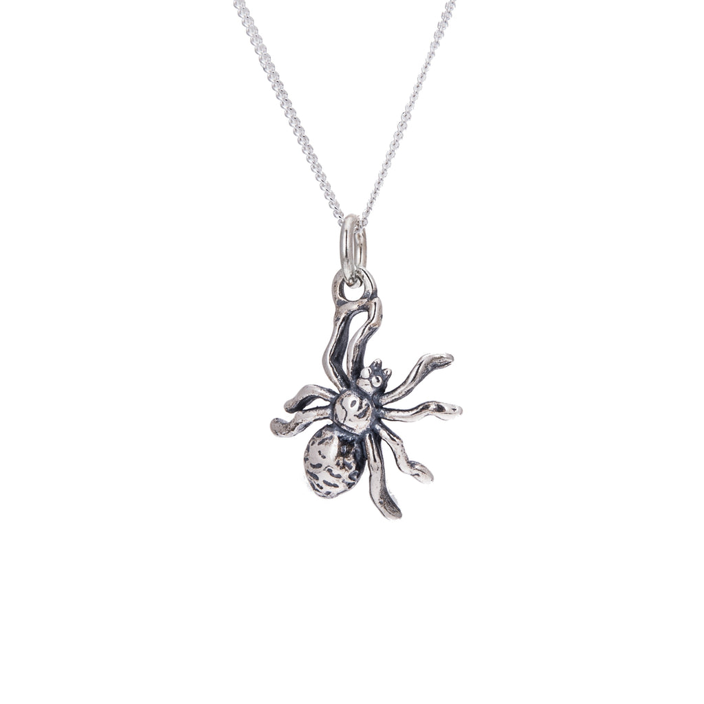 Collier araignée en argent sterling