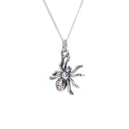 Collier araignée en argent sterling