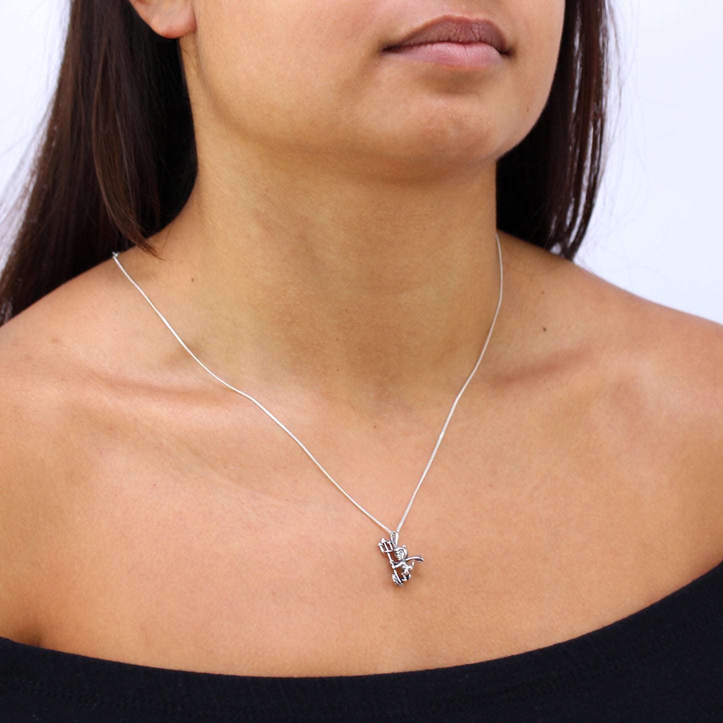 Collier Diable en argent sterling