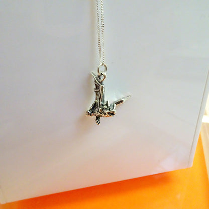 Collier chauve-souris en argent sterling