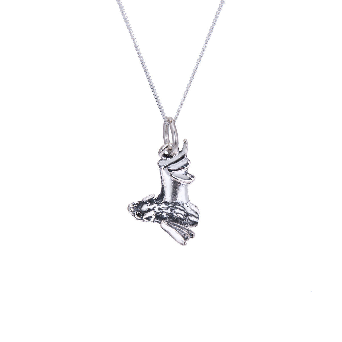 Collier chauve-souris en argent sterling