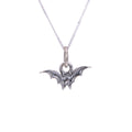 Collier en argent sterling avec petite chauve-souris