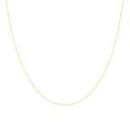 Chaîne martelée en or jaune 9 carats de 40 à 61 cm