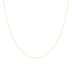 Chaîne martelée en or jaune 9 carats de 40 à 61 cm