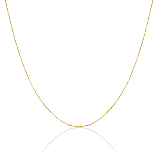 Chaîne en or 9 carats de 40 à 55 cm