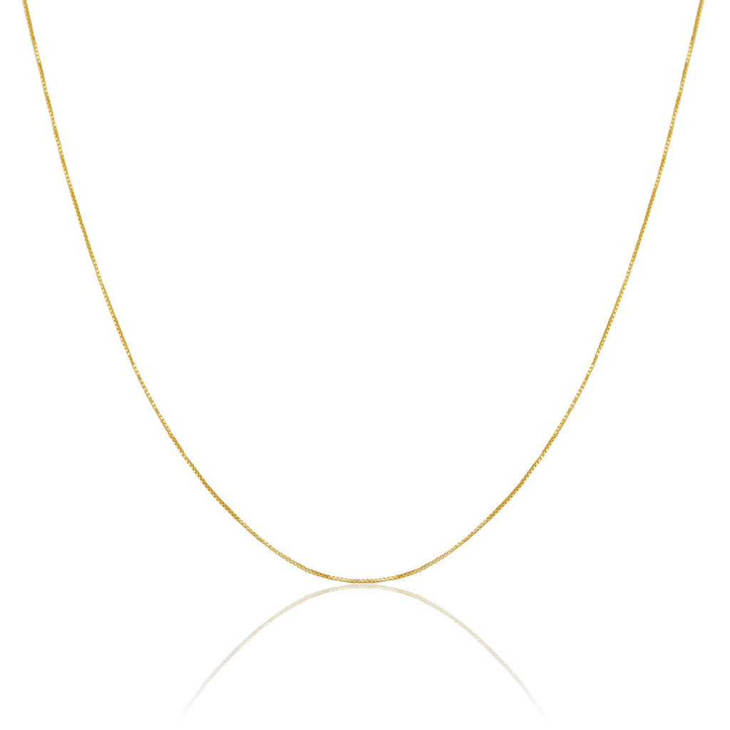 Chaîne en or 9 carats de 40 à 55 cm