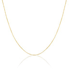Chaîne en or 9 carats de 40 à 55 cm