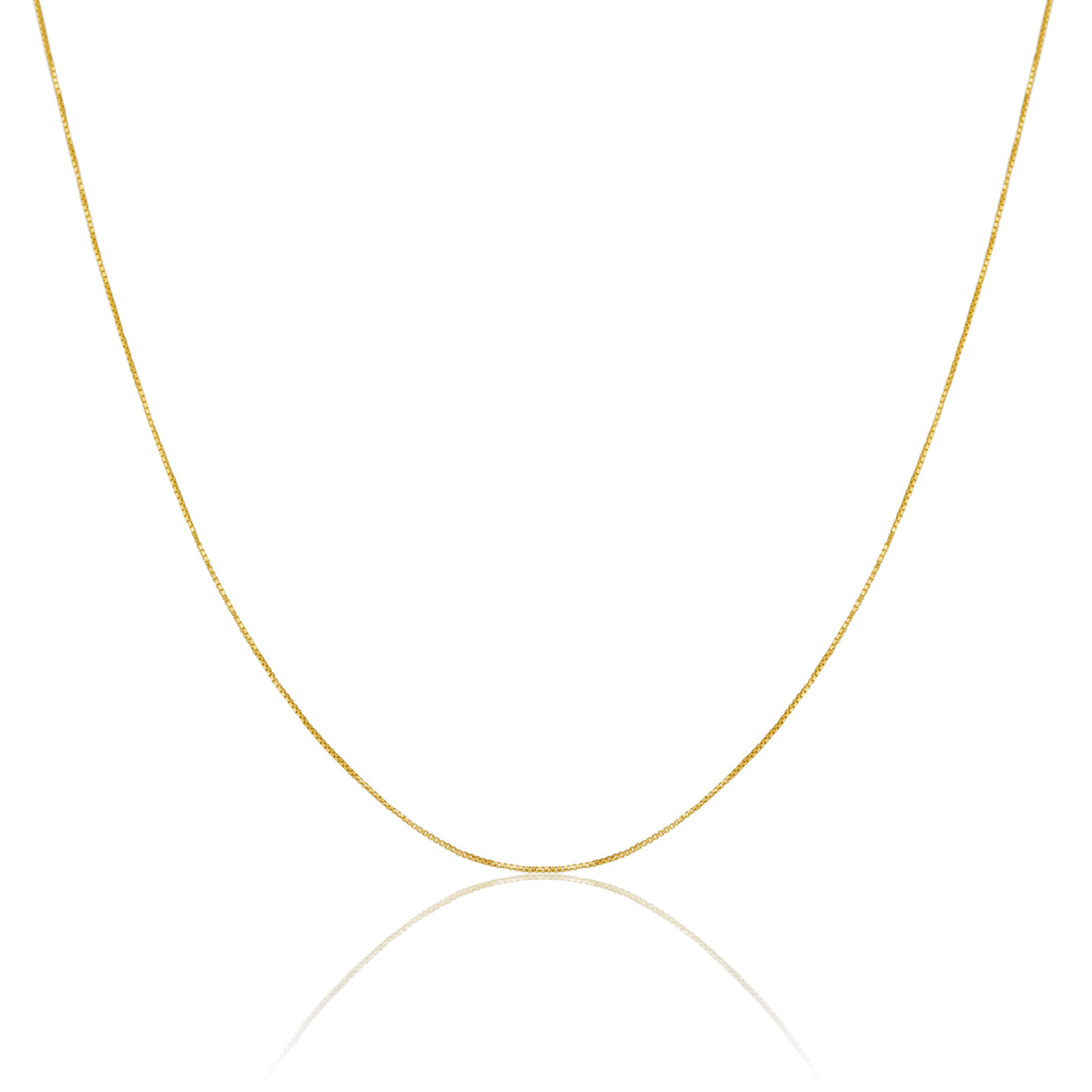 Chaîne en or 9 carats de 40 à 55 cm