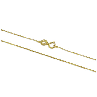Chaîne en or 9 carats de 40 à 55 cm