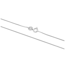 Chaîne en or blanc 9 carats de 40 à 55 cm