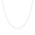 Chaîne à facettes en or blanc 9 carats de 40 à 55 cm
