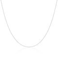 Chaîne Singapour en or blanc 9 carats de 40 à 55 cm