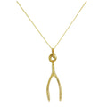 Collier en or 9 carats avec chaîne de 45 cm