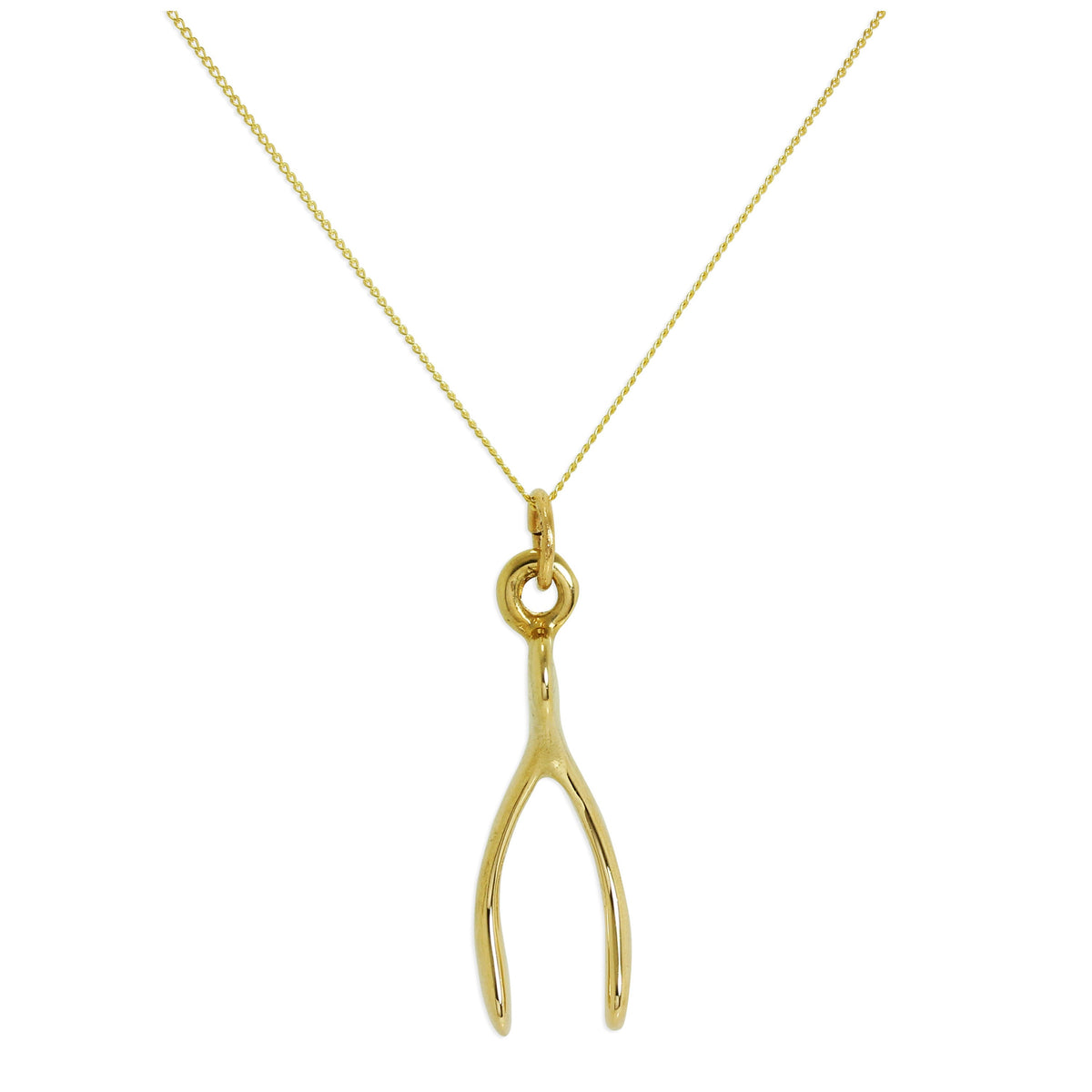 Collier en or 9 carats avec chaîne de 45 cm