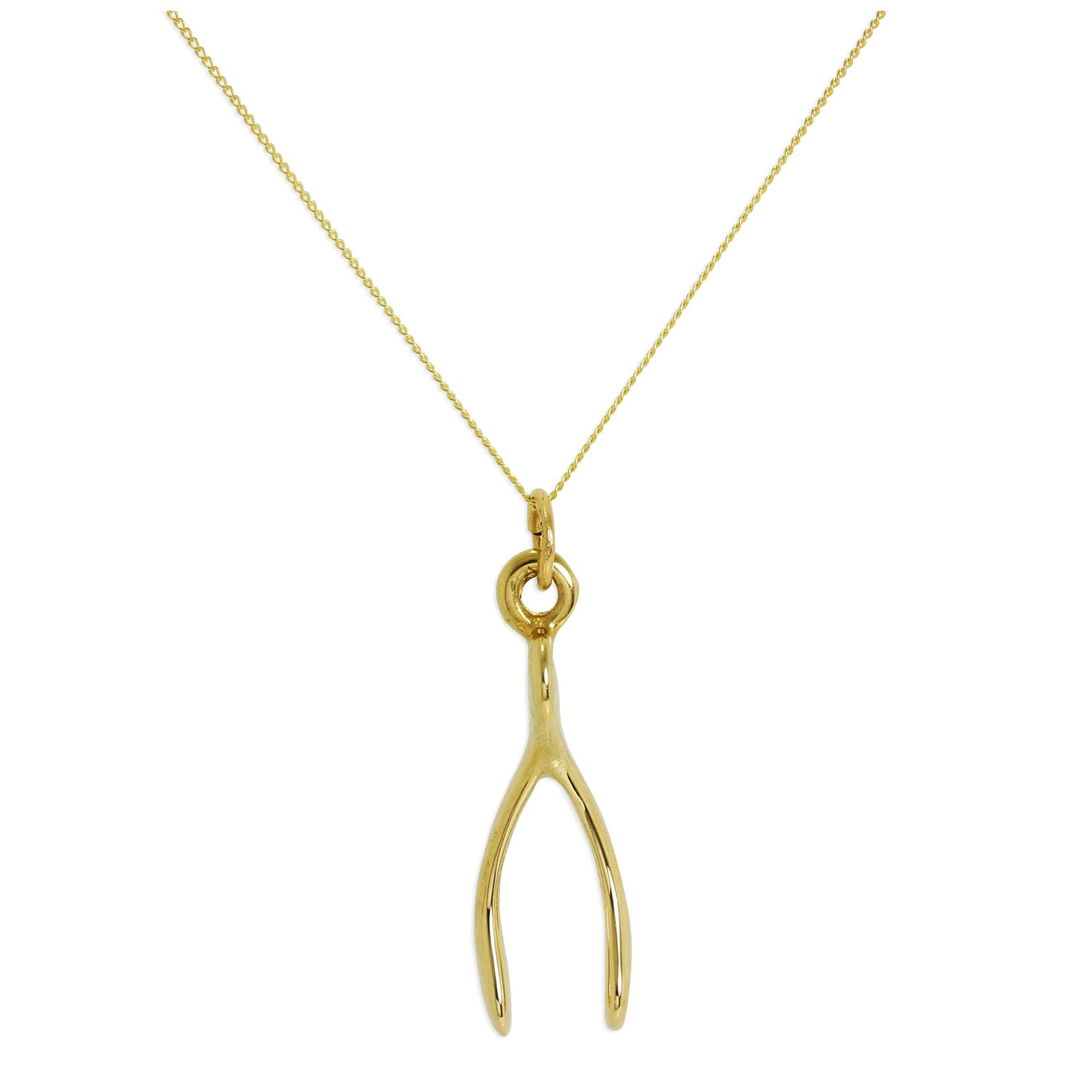 Collier en or 9 carats avec chaîne de 45 cm