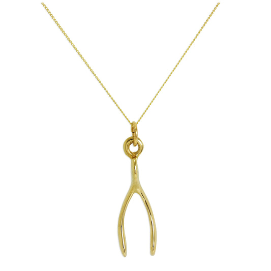 Collier en or 9 carats avec chaîne de 45 cm