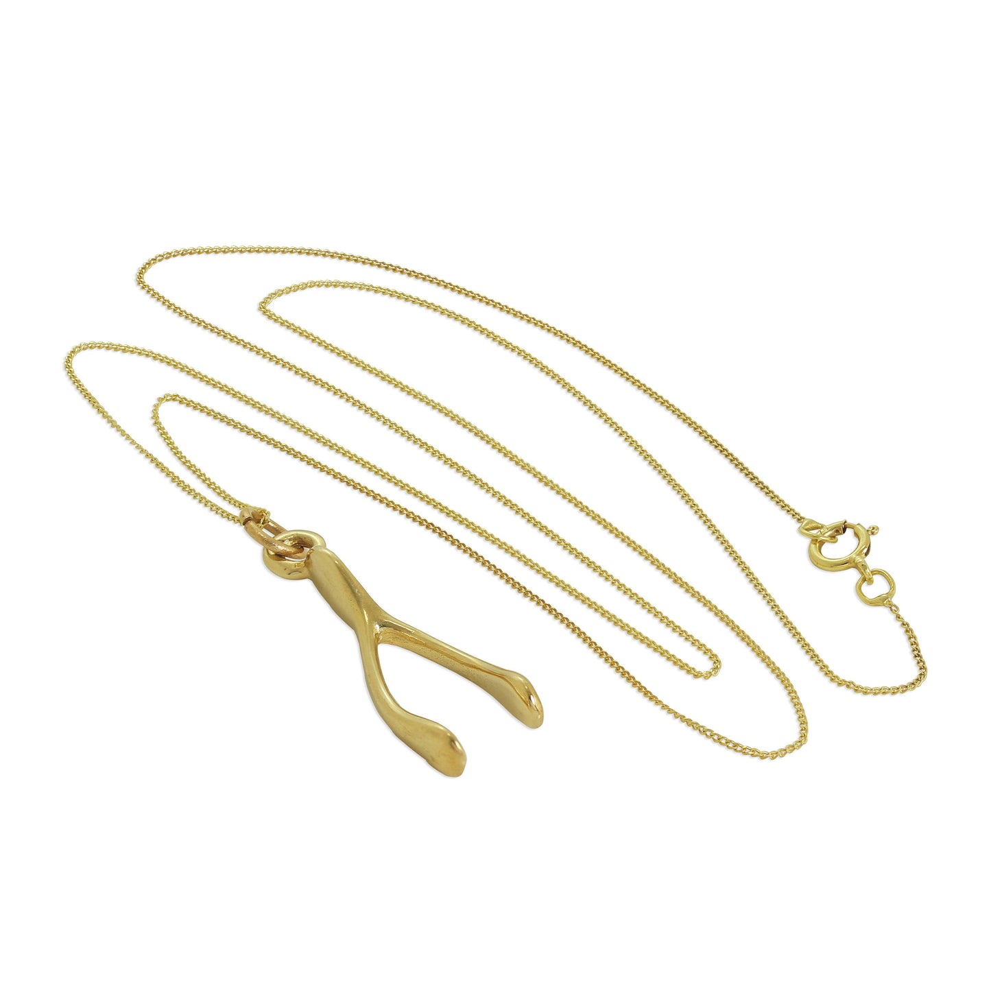 Collier en or 9 carats avec chaîne de 45 cm