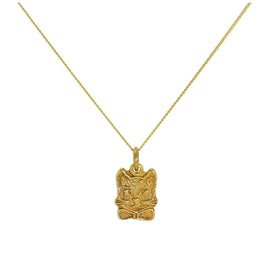 Collier chat en or 9 carats - Chaîne de 45 cm
