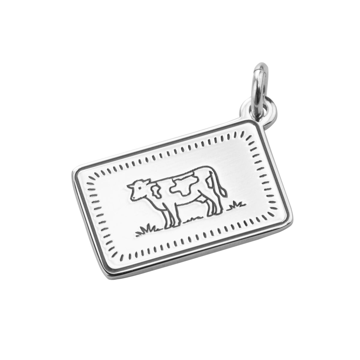 Charm biscuit classique personnalisé en argent sterling