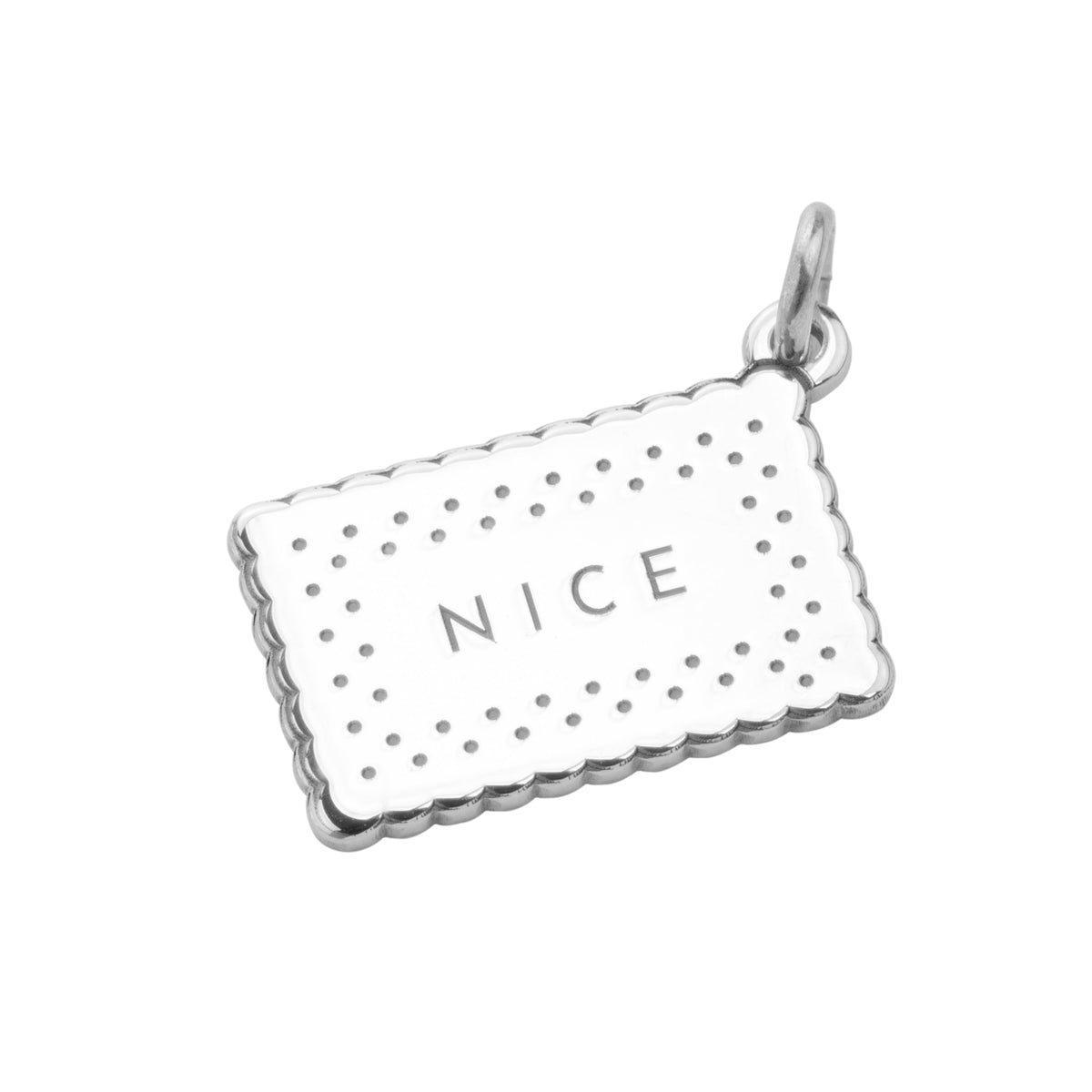 Charm biscuit classique personnalisé en argent sterling