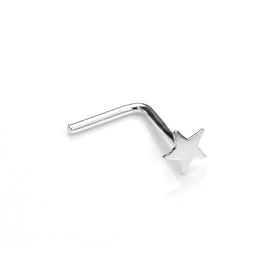 Piercing de nez en forme d'étoile en argent sterling de 3 mm