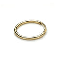 Boucle d'oreille simple créole pour homme en or jaune 9 carats de 13 mm