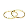 Boucles d'oreilles créoles en or jaune 9 carats de 13 mm
