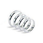 Alliance en argent sterling de 4 mm fabriquée à la main