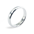 Alliance en argent sterling de 4 mm fabriquée à la main